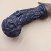 Kris (Keris) indonésien ancien avec fourreau sculpté
