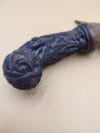 Kris (Keris) indonésien ancien avec fourreau sculpté