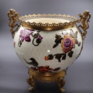 Jardinière en faïence – Keller et Guérin Lunéville