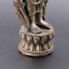 Sculpture ancienne en bronze argenté – Tara, bouddhisme tibétain – Milieu XXᵉ siècle