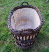 Ancienne panière de boulanger début XX en rotin.